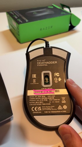 Razer DeathAdder Essential Optical Gaming Mouse - Black - 第 5/6 張圖片