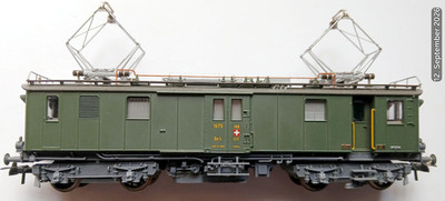 Roco 43630 H0 GS E-Gepäcktriebwagen Reihe De 4/4 1679 der SBB CFF in EVP