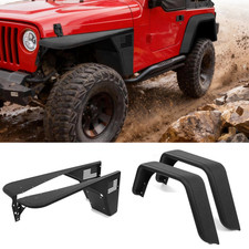 Front Rear Fender Flares For 1997-2006 Jeep Wrangler Tj 2004-2006 Lj Offroad