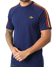 NEW MEN'S ADIDAS ORIGINALS 3-STRIPES CALIFORNIA TEE SHIRT SIZE 2XL KC864