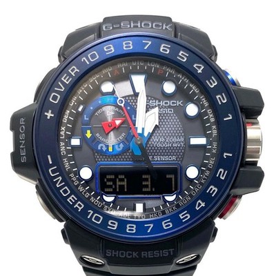 Casio GWN 1000B 1BJF Gulfmaster Sea Master of G Solar Watch Black Timepiece