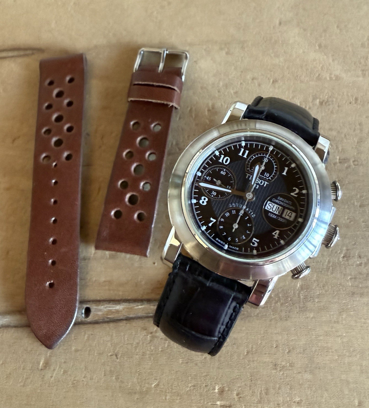 Vintage Tissot 1853 Chronograph Automatic Stainless Steel Watch