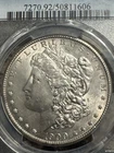 1900-s Morgan Silver Dollar, Better date, PCGS AU Detail, Free shipping