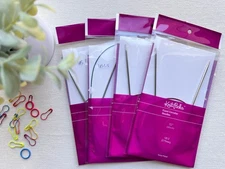 Knit Picks Fixed Circular Needles | US 1.5 + US 2 | 32" 80cm | 4 Sets