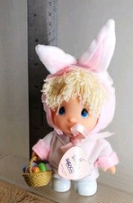 Vintage 1991 Precious Moments HI Babies Easter Bunny Doll Enesco