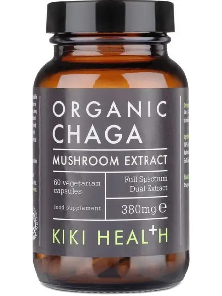 Kiki Health Chaga Extract, 380Mg - 60 Vcaps - Image 2