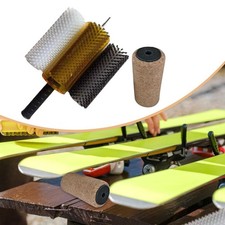 Skiwachsb&uuml;rsten-Set mit ergonomischem Griff, Nylon-Messingborsten, Korkborsten,