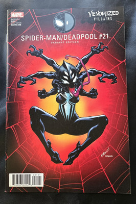 Spider-Man Deadpool 21 Venomized Villains Variant Marvel Comics