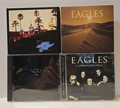 Eagles 4 CD Lot - Hotel Cal 40th Anniv. Ed. Long Run, Unplugged, Long Road Eden