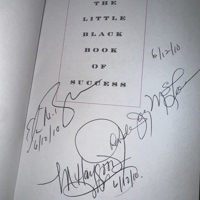 Signed By All 3 Authors - Little Black Book of Success
