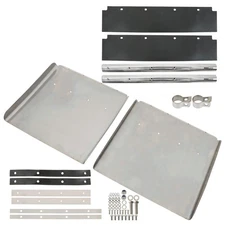 Quarter Fender Set Heavy Duty Stainless Steel Quarter Fenders Pair Set 24" x 24"