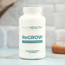 PureHealth Research ReGrow Hair Growth Vitamins 60Cap
