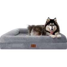 Large Waterproof Orthopedic Dog Bed with Removable Cover