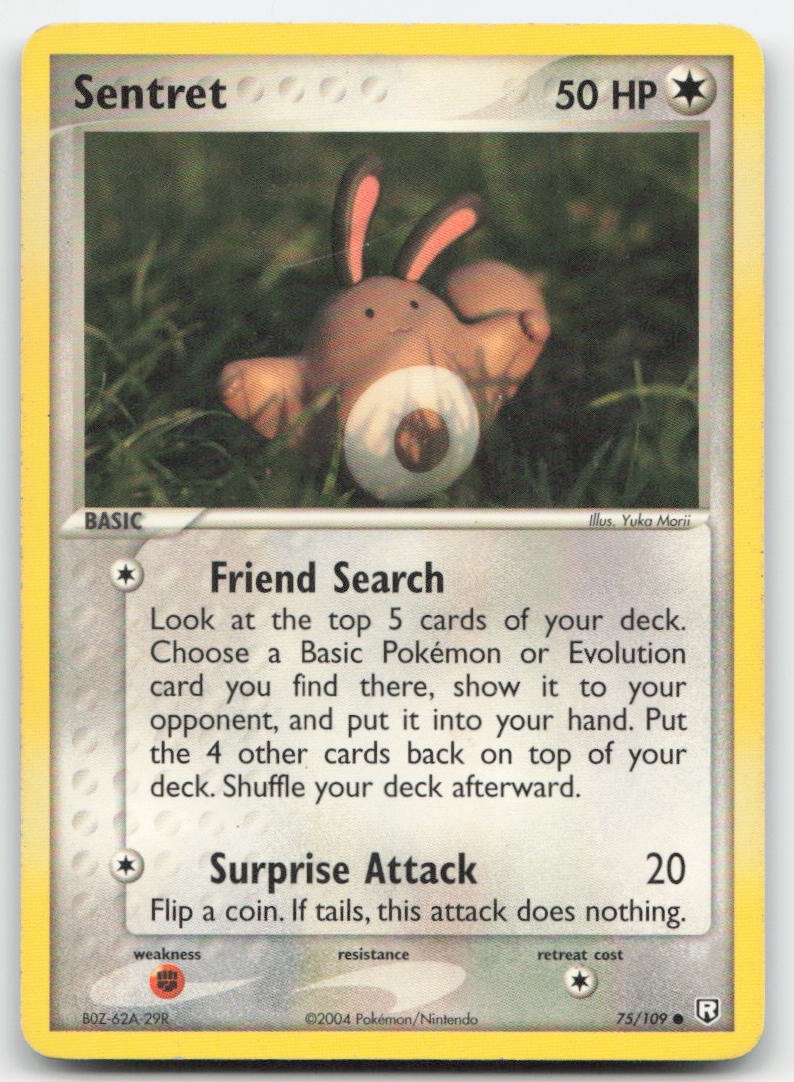 Sentret 75/109 EX Team Rocket Returns Pokemon TCG LP