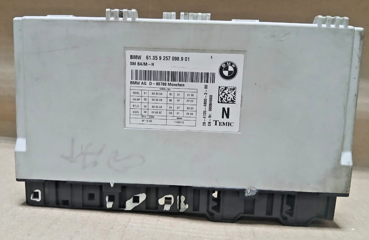 BMW F10 F11 F20 F21 F22 F30 F31 Front Seat Control Module ECU 9257098 SM BA/M-H