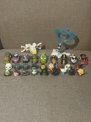 Angry Birds Telepods Lot of 27 with Slingshot Game Pieces Multicolor Used Toys