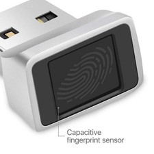 Portable USB Fingerprint Reader Module For Windows 7/8/8.1/10/11 Side Unlock a