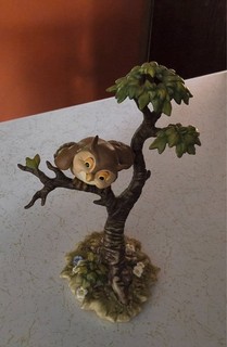 WDCC Bambi 50th Anniversary "What'sGoing On" LE Figurine OWL IN TREE