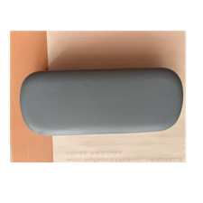 Hard Gray Plastic Hinged Clamshell Case for Glasses or Sunglasses Solid