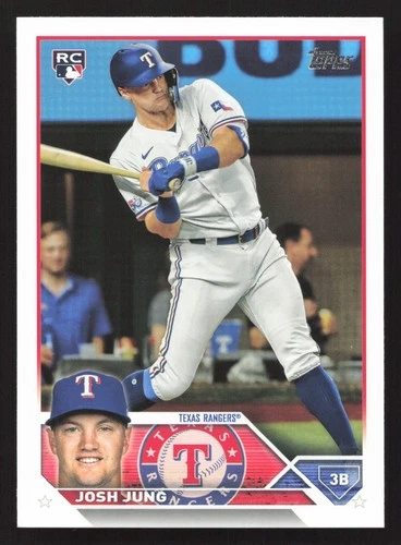 2023 Topps #529 Josh Jung RC Rookie Card Texas Rangers QTY