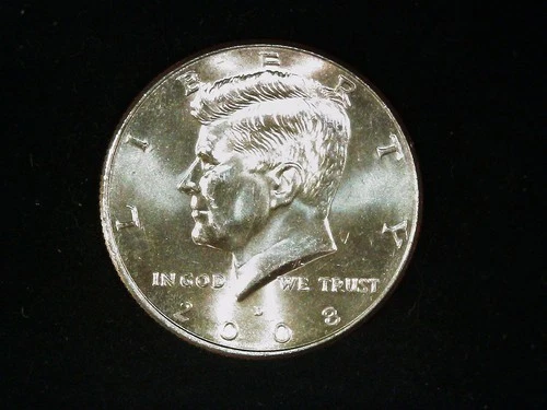 2008-D Kennedy Half Dollar AU+++ (1). Free Shipping!
