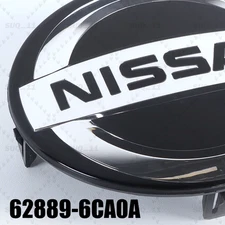 CHROME BLACK - FRONT GRILLE EMBLEM For 2019-2021 Altima Maxima 62889-6CA0A