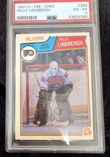 PELLE LINDBERGH 1983 OPC #268 ROOKIE CARD PSA 4 VG-EX Philadelphia Flyers￼. rookie card picture