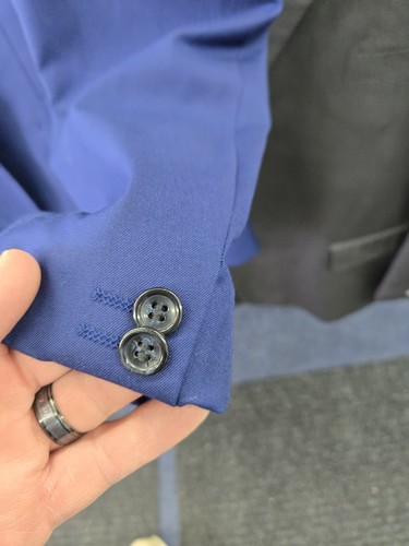 Wow Stunning Wow Brand New Lorenzo Bruno 3 Piece Vested Suit 38 Long 32 Waist - Picture 4 of 16