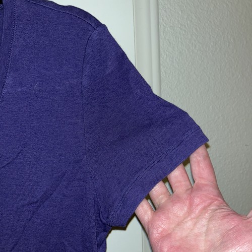 GAP: Purple V-Neck Women's Top. Size Large. - Picture 3 of 12