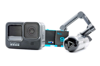 GoPro HERO9 Black 5K Action Camera w/ Batteries Mount Accessories Case Tested JP