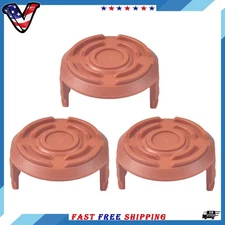 3 Pack Spool Cap Cover For Cordless Grass Trimmer WG151 Worx 50006531 WA6531