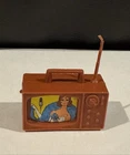 Vintage Barbie Brown Television Accessories