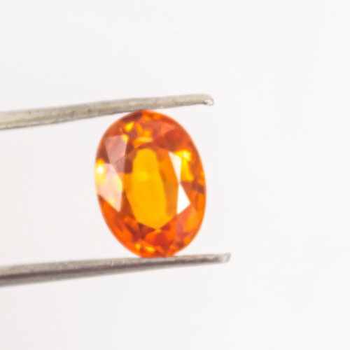 6.0 Ct Certified Natural Orange Padparadscha Sapphire Oval Ceylon Gems AB-179 - Picture 9 of 9
