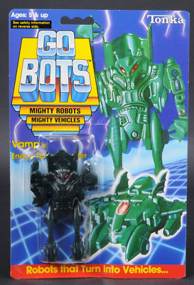 1985 Tonka Go Bots GoBots Vamp 46 Enemy Robot Monster MOC CLEAR BUBBLE