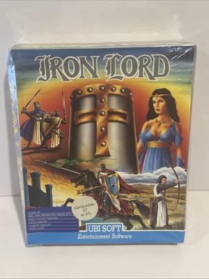 Iron Lord Ubisoft Atari 520 1040 ST Spiel Game NEW In *Damaged* Box