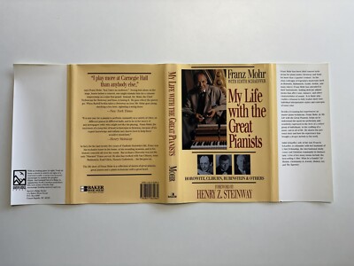 DUST JACKET for 'My Life with the Great Pianists' by Franz Mohr VERY GOOD