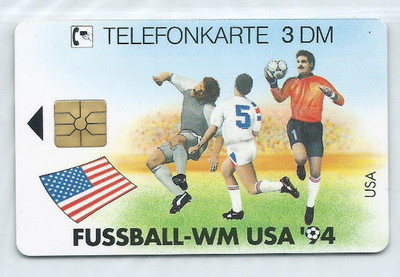 O 1170 07.95 Fussball-WM USA ´94 - USA 3 DM 800 Ex NEU ** MINT RAR !!
