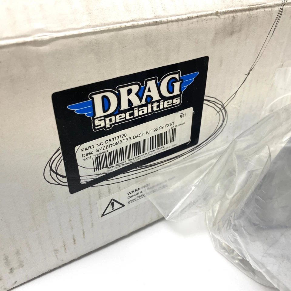 Incomplete Drag Specialties DS373720 Velocímetro Montaje en tablero 96-99 Harley Softail Foto 2 de 4