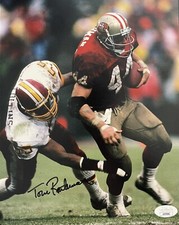 Tom Rathman Signed Autographed San Francisco 49ers 8x10 Photo JSA COA