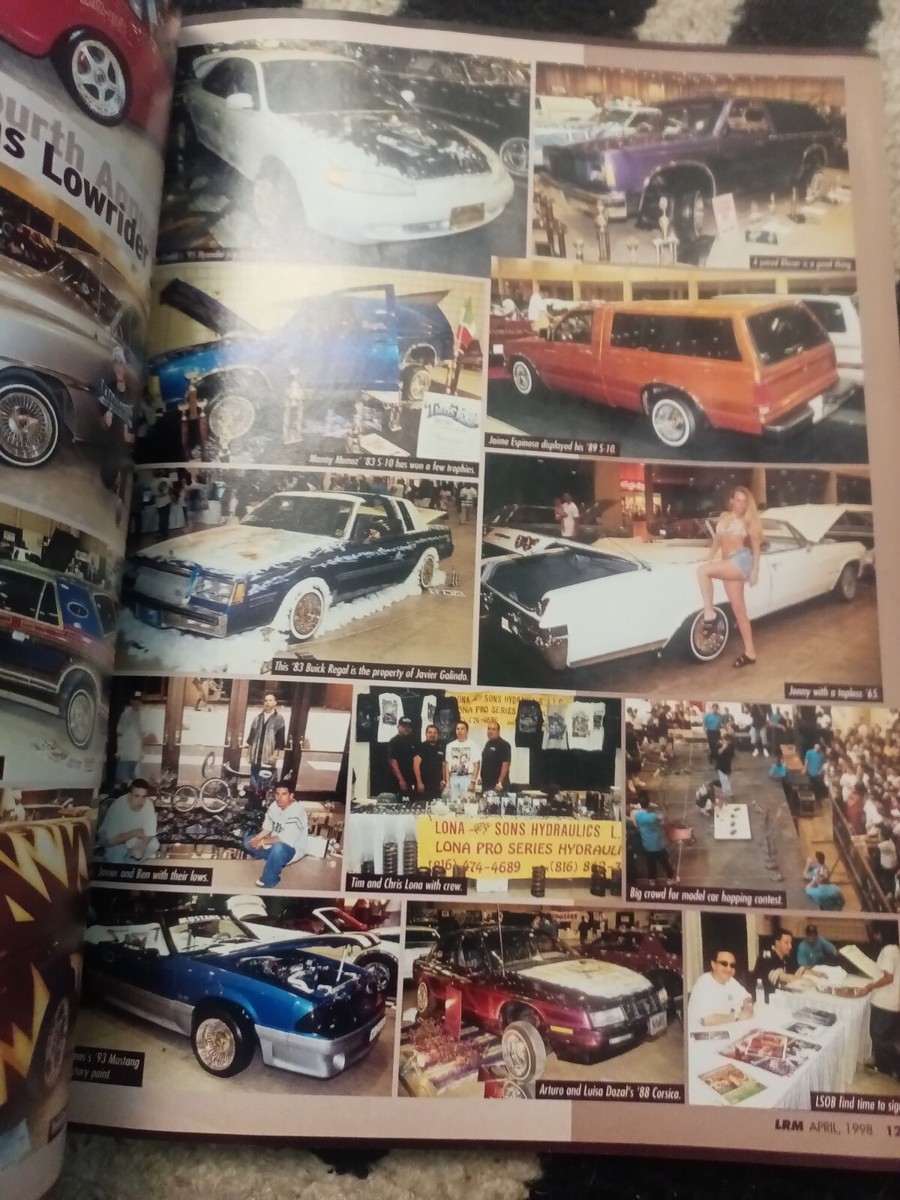 Lowrider Magazine April 1998 Best Of The West 