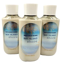 Bath & Body Works LOT 3 Sea Island Shore Daily Nourishing Body Lotion Cream 8 oz