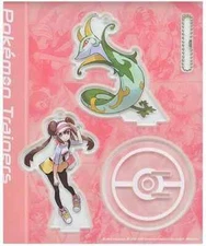 Pokemon Center limited Rosa & Serperior Acrylic Stand Pokemon Trainers 18×15cm