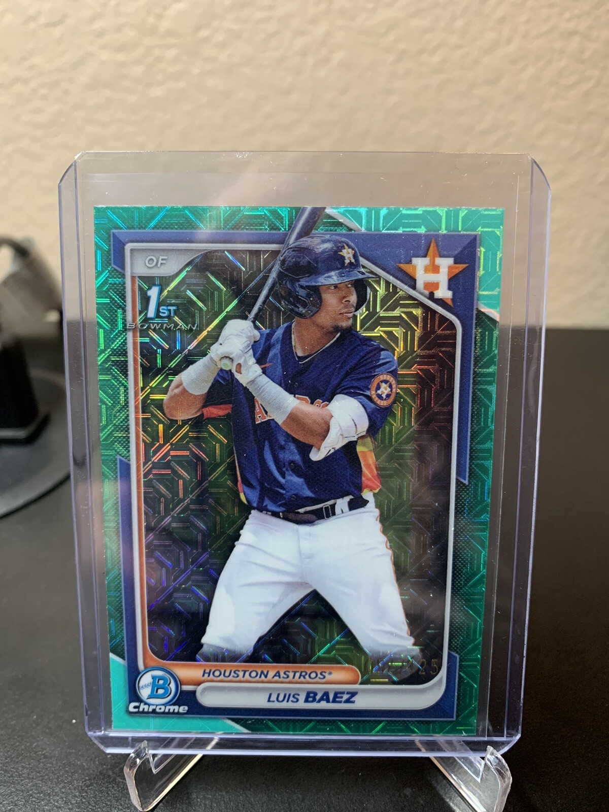 2024 Bowman Chrome Luis Baez 1st Aqua Mojo Refractor #BCP-66 Luis Baez /125 (RC)
