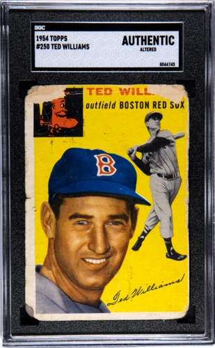 1954 Topps 250 Ted Williams - SGC Authentic