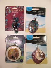  NEW Lot of 4 Charms Pendants Embellishments Crafts Beach Shells Seahorse