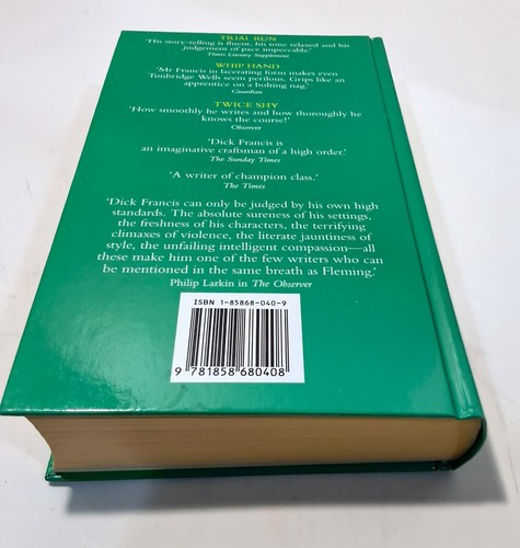 Dick Francis Trial Run, Whip Hand, &Twice Shy an Index book 1995 - Picture 6 of 6