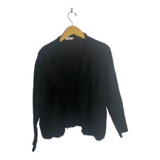 Faherty Black Open Front Blazer Size Medium