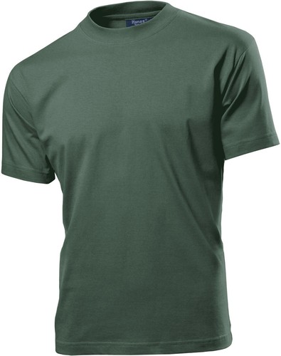 Hanes 5131 Plain Cotton Summer Weight Short Sleeve Top T-Shirt Tee Shirt Tshirt - Picture 4 of 5