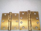 stanley brass door hinges Lot of 23 (20 of 4") (3 of 3 1/2") — photo 3