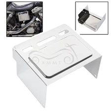 Chrome Battery Box Cover For Harley Sportster 1000 XLH Custom XLH883C XLH1200C